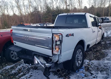 2024 Ford F350 Super Duty from USA, damaged, VIN 1FT8W3BN4RED23320